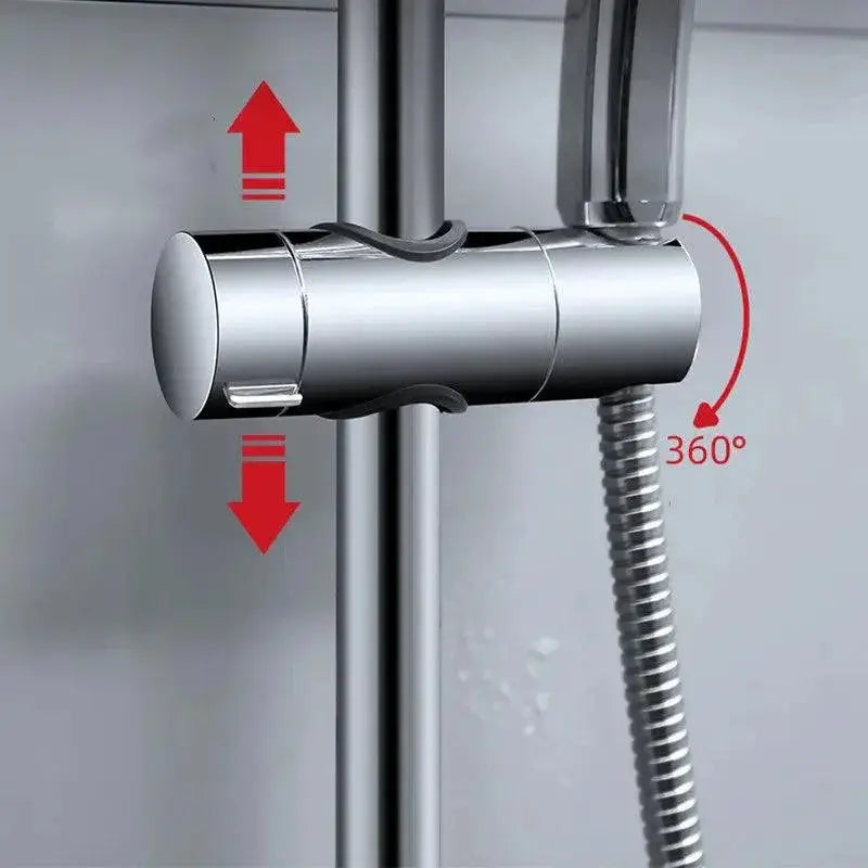 Adjustable Chrome Shower Head Holder Bracket For Easy Use