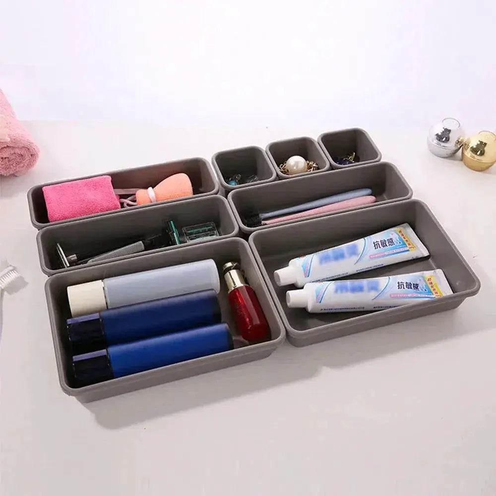 Adjustable Drawer Organizer Set For Efficient Home Storage
