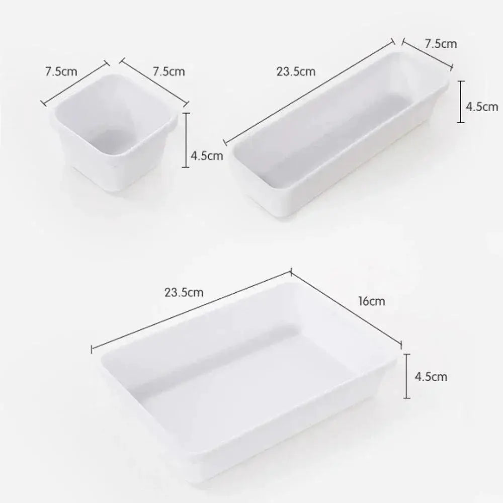 Adjustable Drawer Organizer Set For Efficient Home Storage