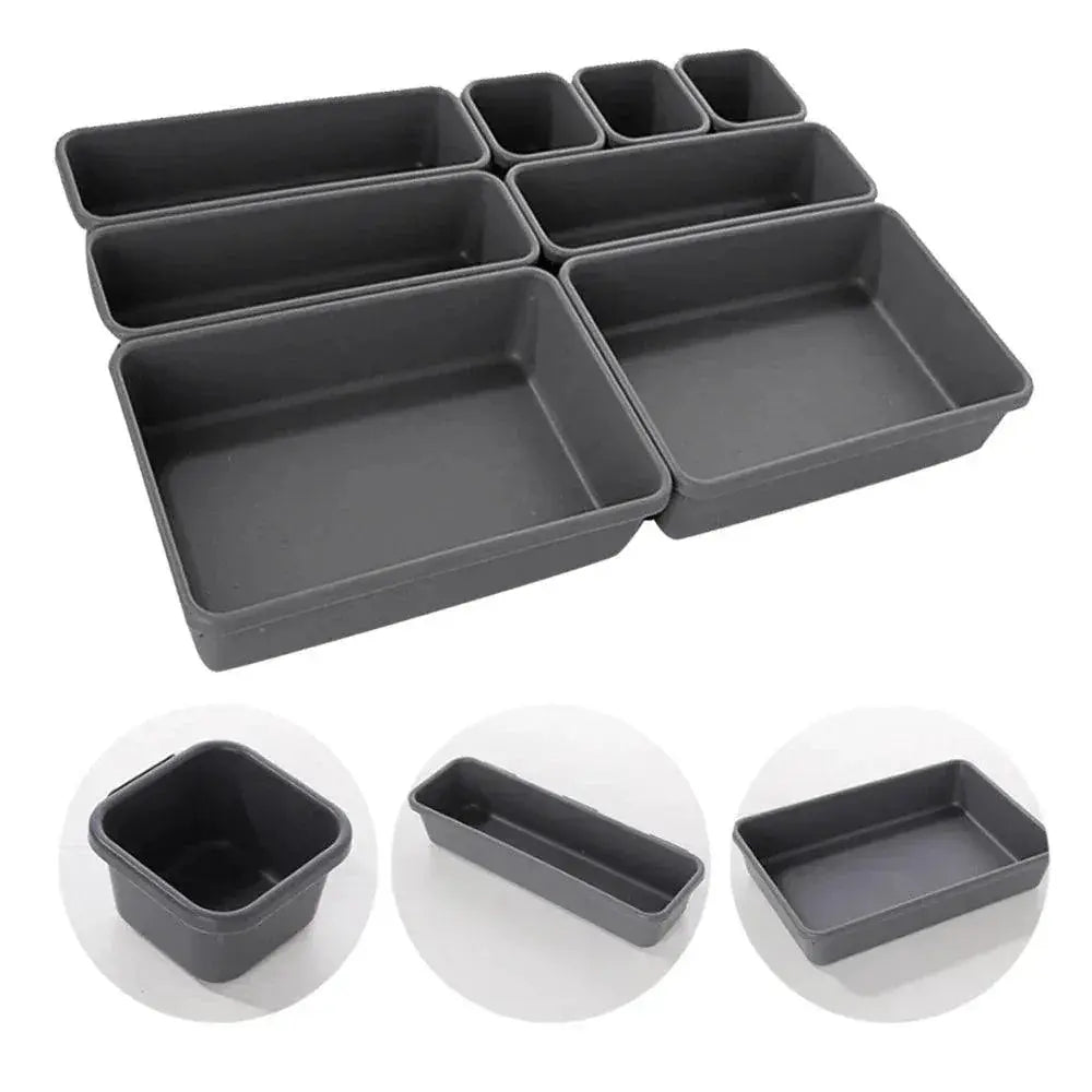 Adjustable Drawer Organizer Set For Efficient Home Storage