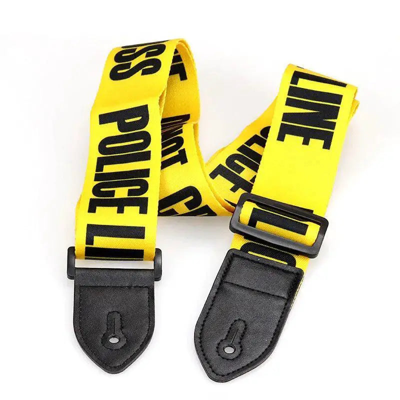 Adjustable Yellow Guitar Strap Belt For Electric Bass