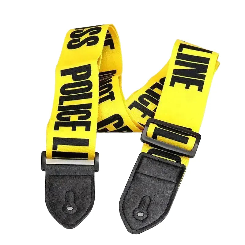 Comfortable Yellow Guitar Strap for Gigs — product view 1