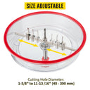 VEVOR Adjustable Steel Hole Saw Cutter Kit for DIY Projects