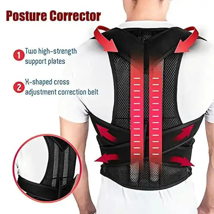 Adjustable Posture Corrector for Pain Relief and Alignment