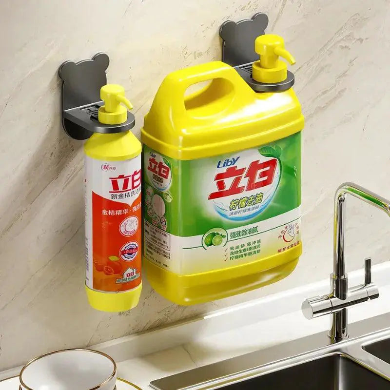 Adjustable Shower Gel Bottle Holder Bathroom Organizer Stand