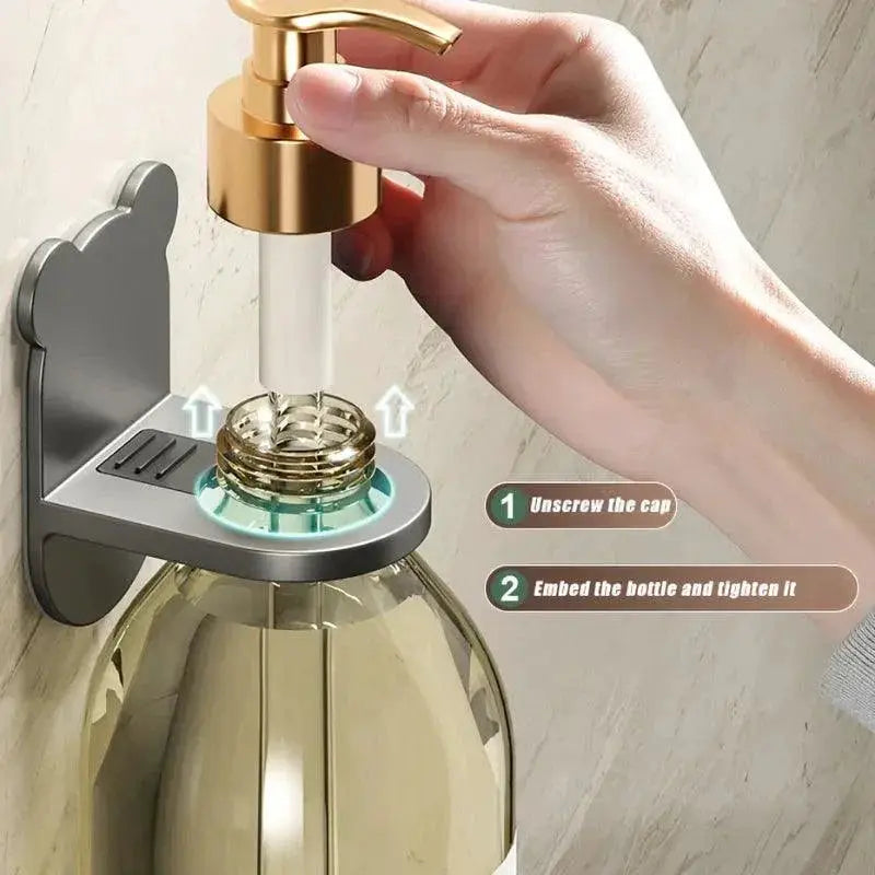 Adjustable Shower Gel Bottle Holder Bathroom Organizer Stand