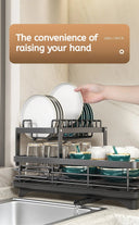 2-Tier Dish Drying Rack for Home Kitchen