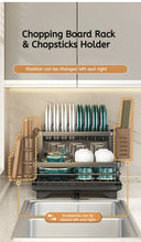 2-Tier Dish Drying Rack for Home Kitchen