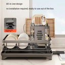 2-Tier Dish Drying Rack for Home Kitchen