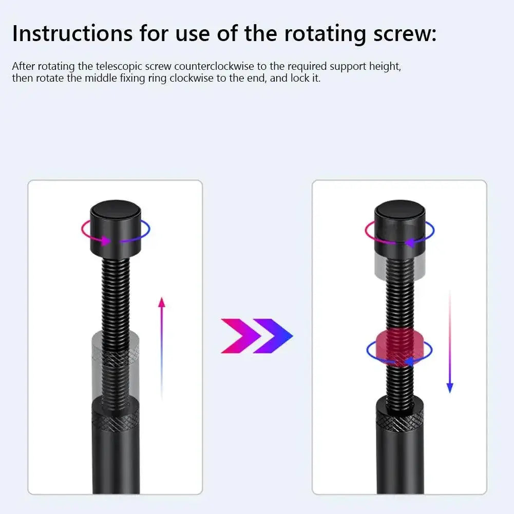 Adjustable Telescopic GPU Holder For Vertical Gaming Setup