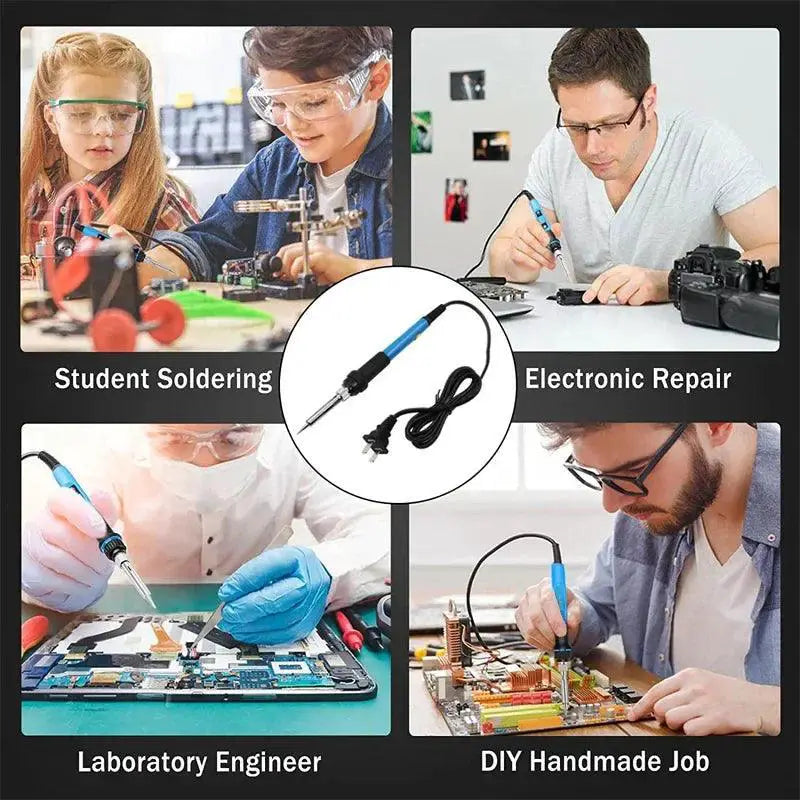 Adjustable Temperature Soldering Iron Kit Precise Welding