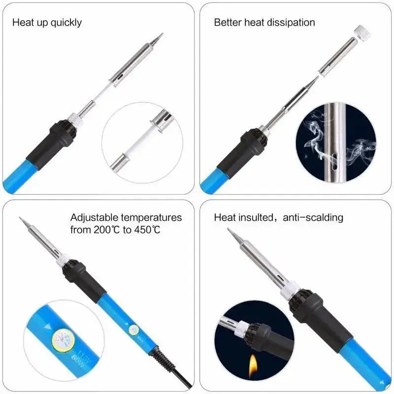 Adjustable Temperature Soldering Iron Kit Precision Tools