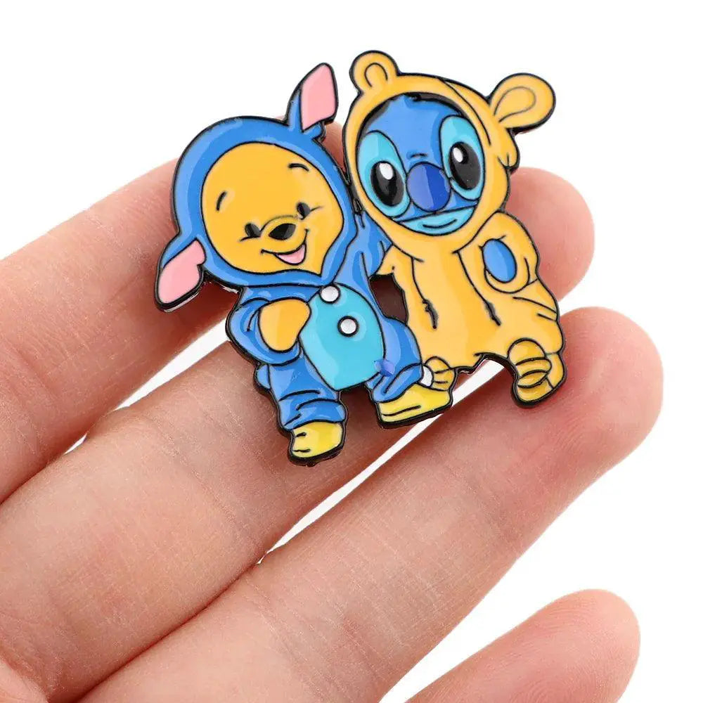 Adorable Cartoon Animal Brooches For Bags Jeans And More