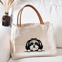 Durable Canvas Tote for Women Dog Lovers