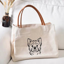 Durable Canvas Tote for Women Dog Lovers