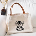 Durable Canvas Tote for Women Dog Lovers