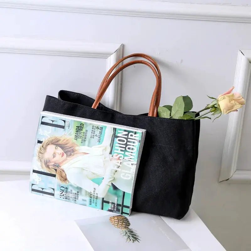 Adorable Dachshund Print Canvas Tote Bag For Women Gift Idea For Dog Lovers