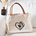 Durable Canvas Tote for Women Dog Lovers