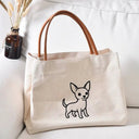 Durable Canvas Tote for Women Dog Lovers