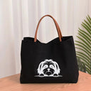 Durable Canvas Tote for Women Dog Lovers