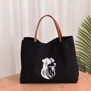 Durable Canvas Tote for Women Dog Lovers