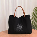 Durable Canvas Tote for Women Dog Lovers
