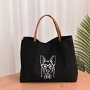 Durable Canvas Tote for Women Dog Lovers