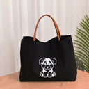 Durable Canvas Tote for Women Dog Lovers