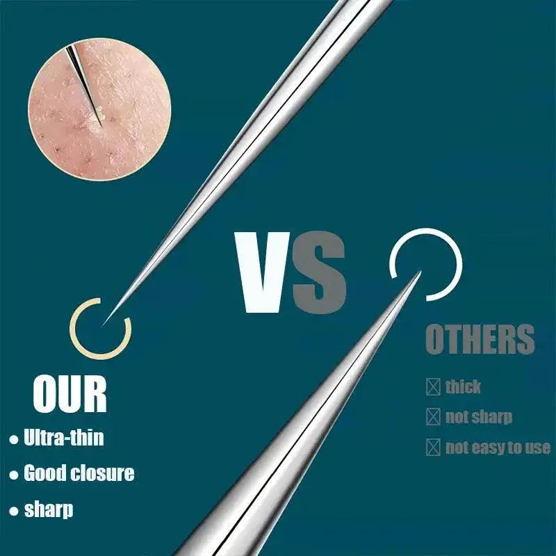 Advanced Blackhead Removal Tool Set with Precision Tweezers - OurLum.com