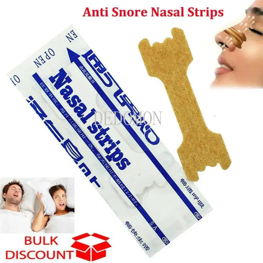 Advanced Nasal Strips For Better Sleep And Airflow 50 Pack