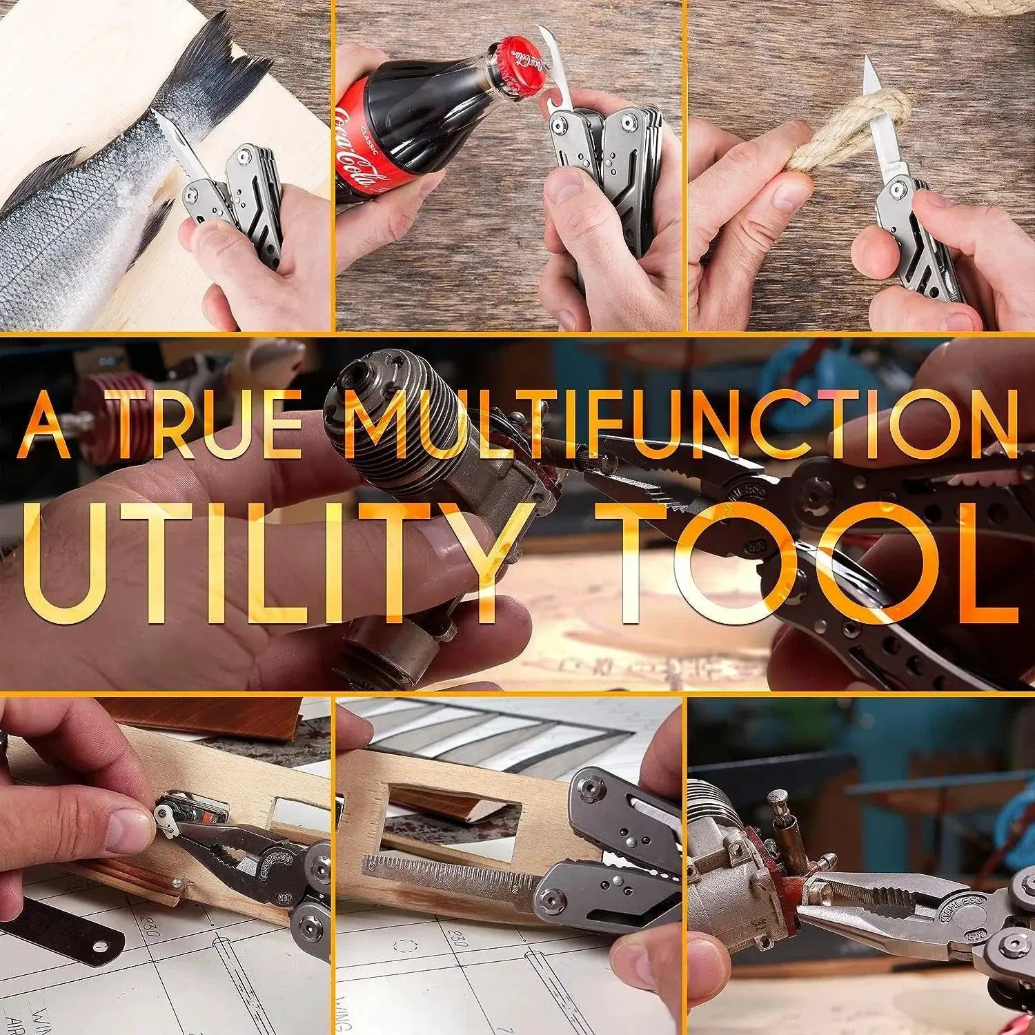 Adventure Gear Multitool Pocket Plier Army Knife Companion