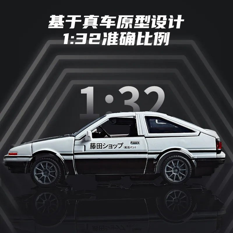 AE86 Deformed Alloy Car Model Robot 19.5cm Action Figure for Adult Collectors