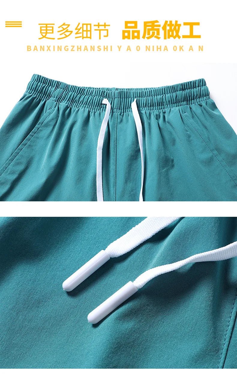 AeroFlex Men's Lightweight Shorts With Pockets - Casual And Sport Ready At Beach