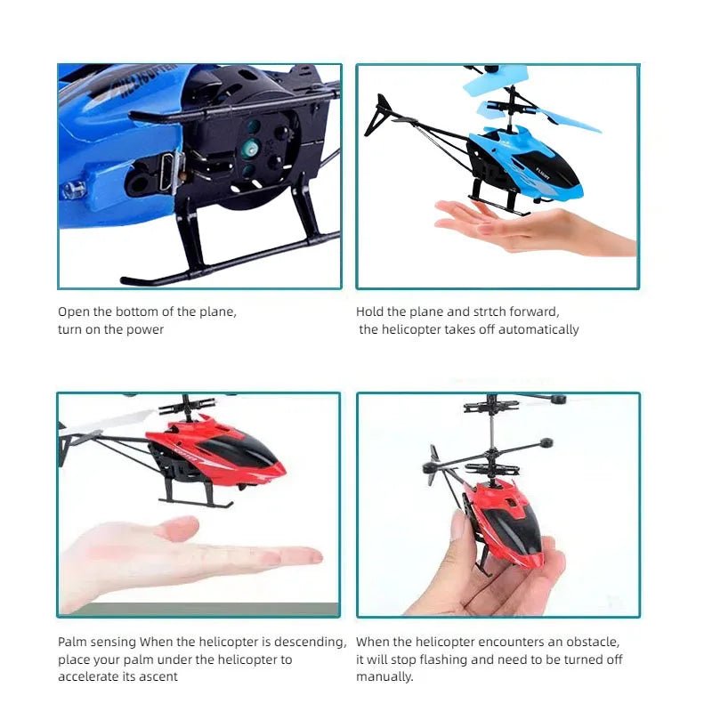 AeroNova Mini RC Drone - SafeFall Resistant Helicopter Toys for All Skill Levels