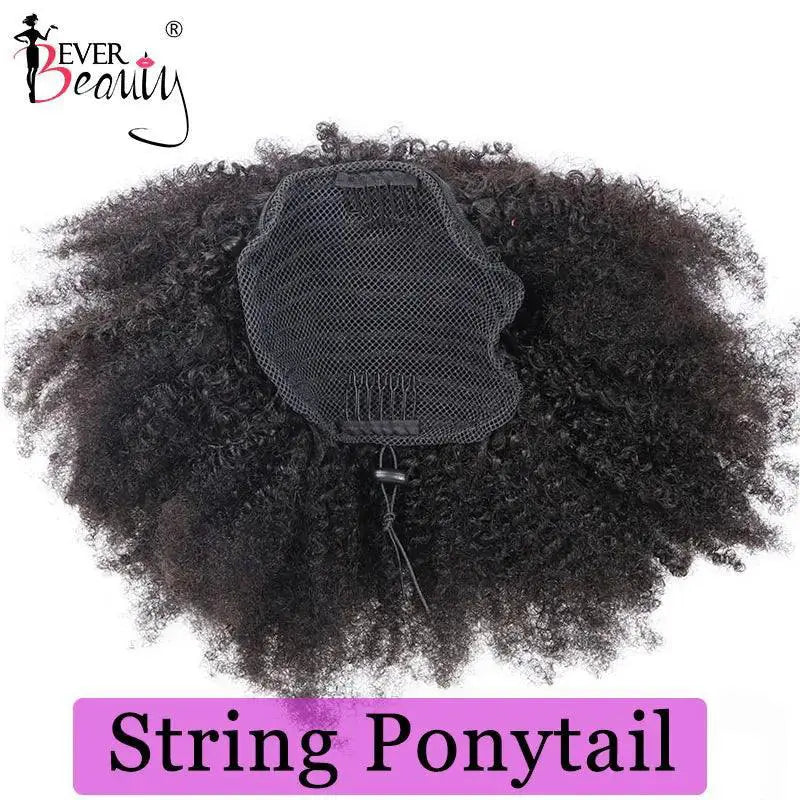 Afro Kinky Curly Remy Clip In Hairpiece For Easy Styling