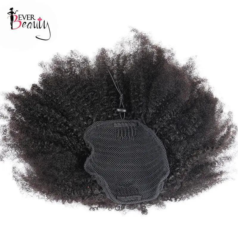 Afro Kinky Curly Remy Clip In Hairpiece For Easy Styling