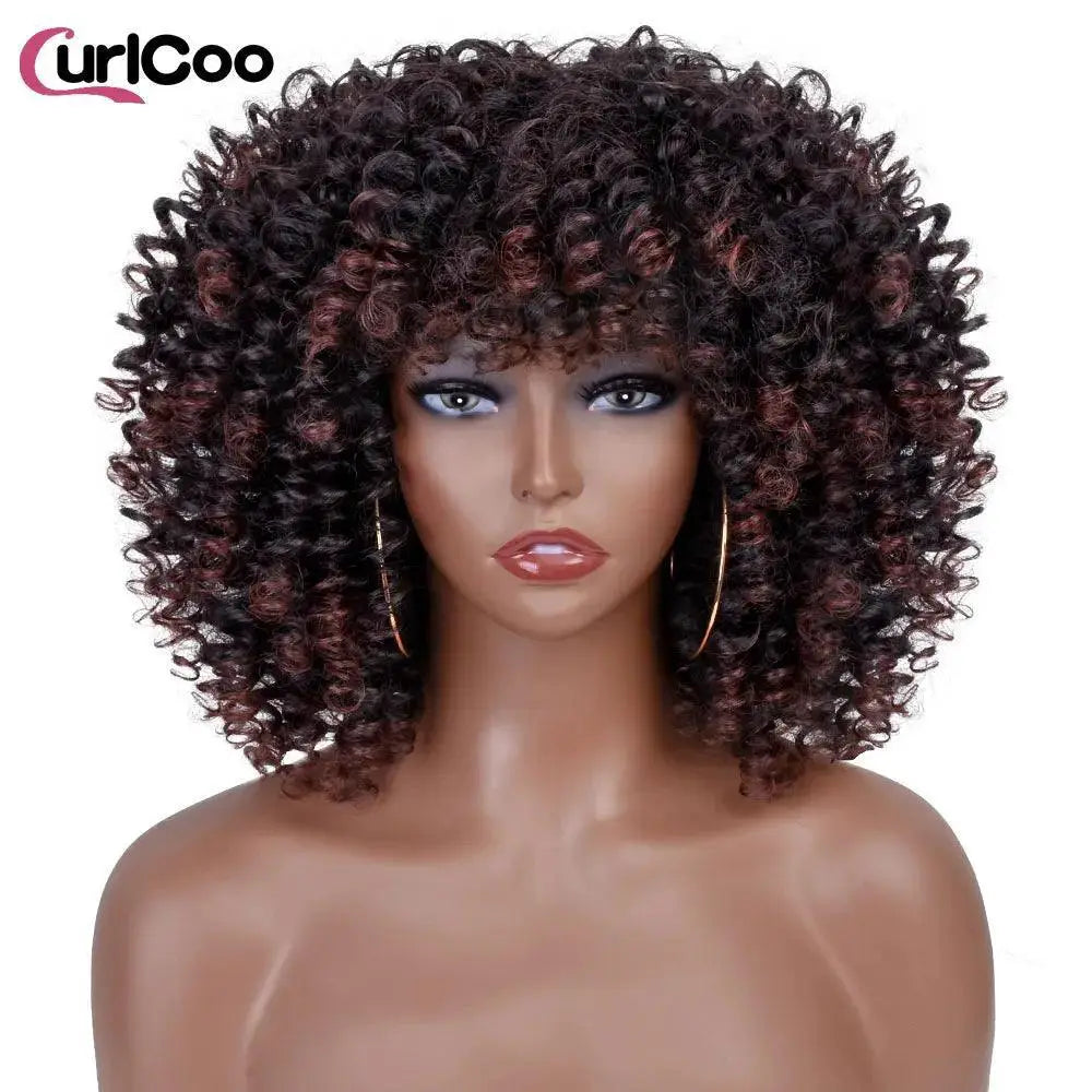 Heat Safe Afro Kinky Wig for Black Women — #27