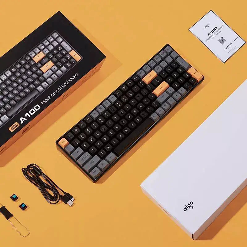 Aigo A100 Wireless Mechanical Gaming Keyboard Pro Level