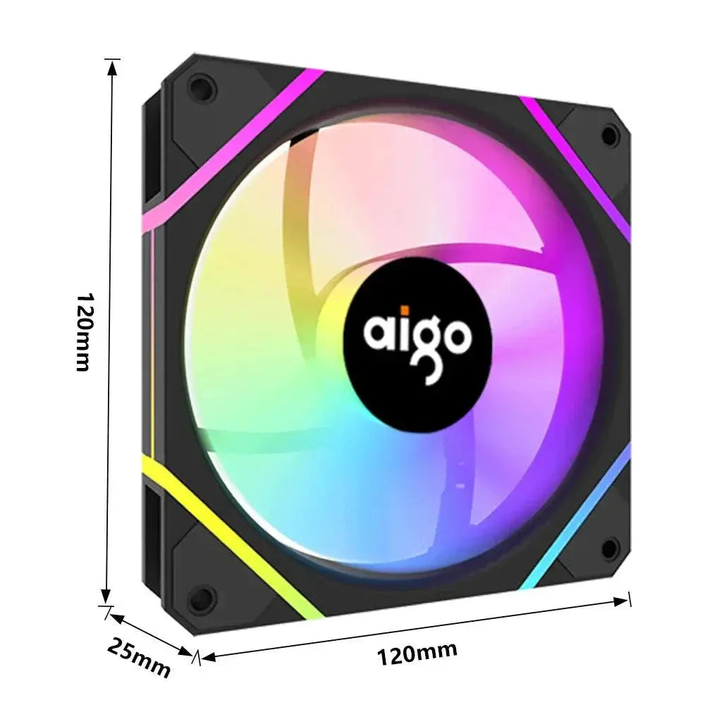 Aigo AM12 RGB Fan With Enhanced Cooling And Lighting