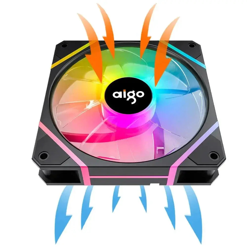 Aigo AM12 RGB Fan With Enhanced Cooling And Lighting