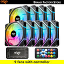 Aigo AM12 RGB Fan: Enhanced Cooling Performance & Lighting