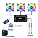 Aigo AR12 RGB PC Case Fan Upgrade Cooling with Colorful Lights