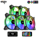 Aigo AR12 RGB PC Case Fan Upgrade Cooling with Colorful Lights