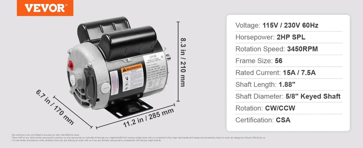 Durable Air Compressor Motor for Pros — product view 18