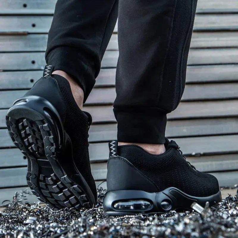 Air Cushion Steel Toe Safety Sneakers For Men And Women