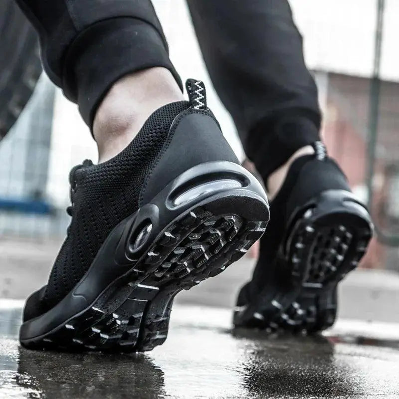 Air Cushion Steel Toe Safety Sneakers For Men And Women