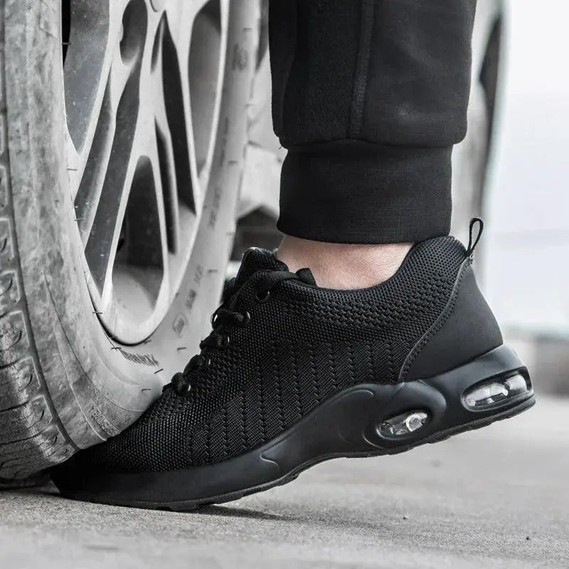 Air Cushion Steel Toe Safety Sneakers For Men And Women