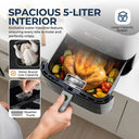 Oil Free Crispy Air Fryer For Busy Homes