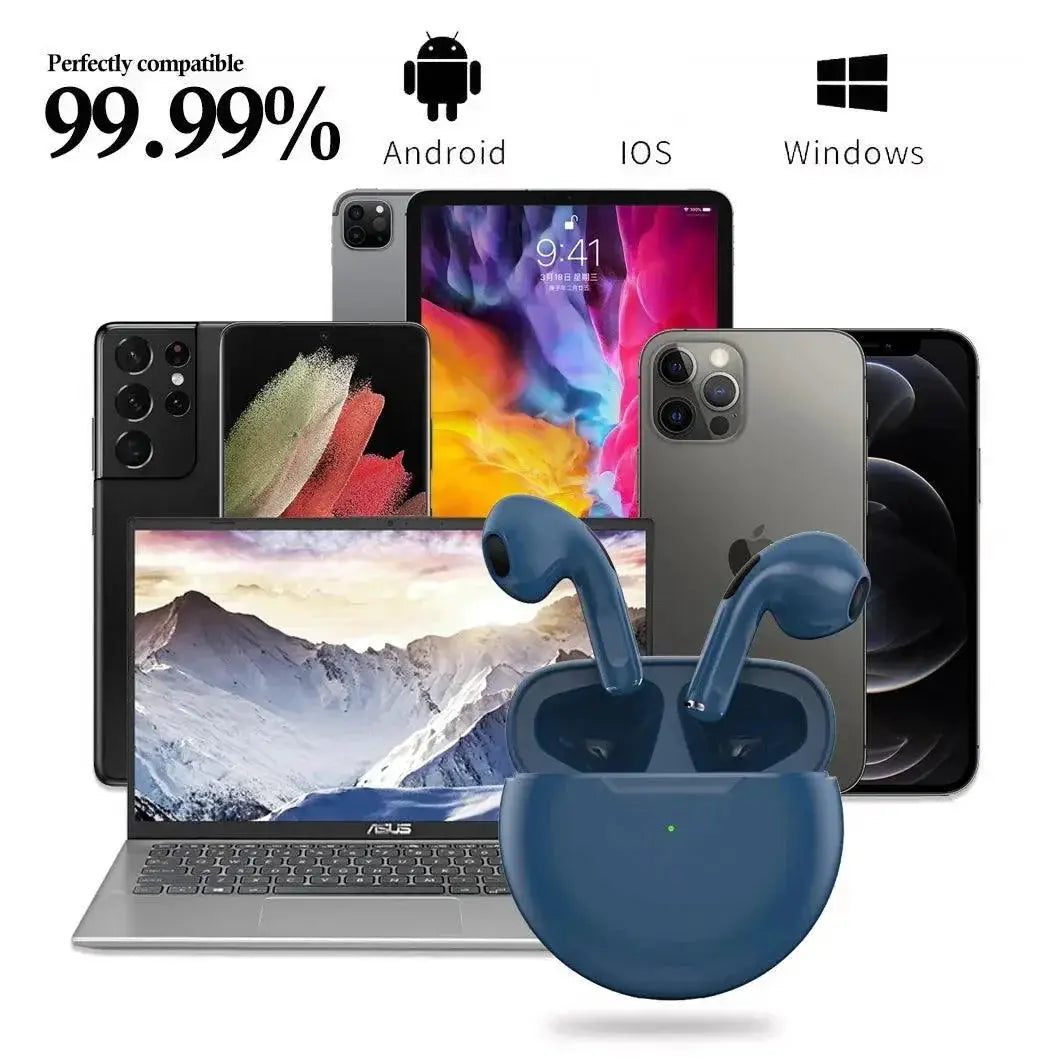 Air Pro6 TWS Wireless Earbuds Waterproof Touch Control Audio