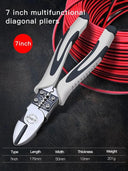 AIRAJ Industrial Grade Wire Pliers for Precise Cuts